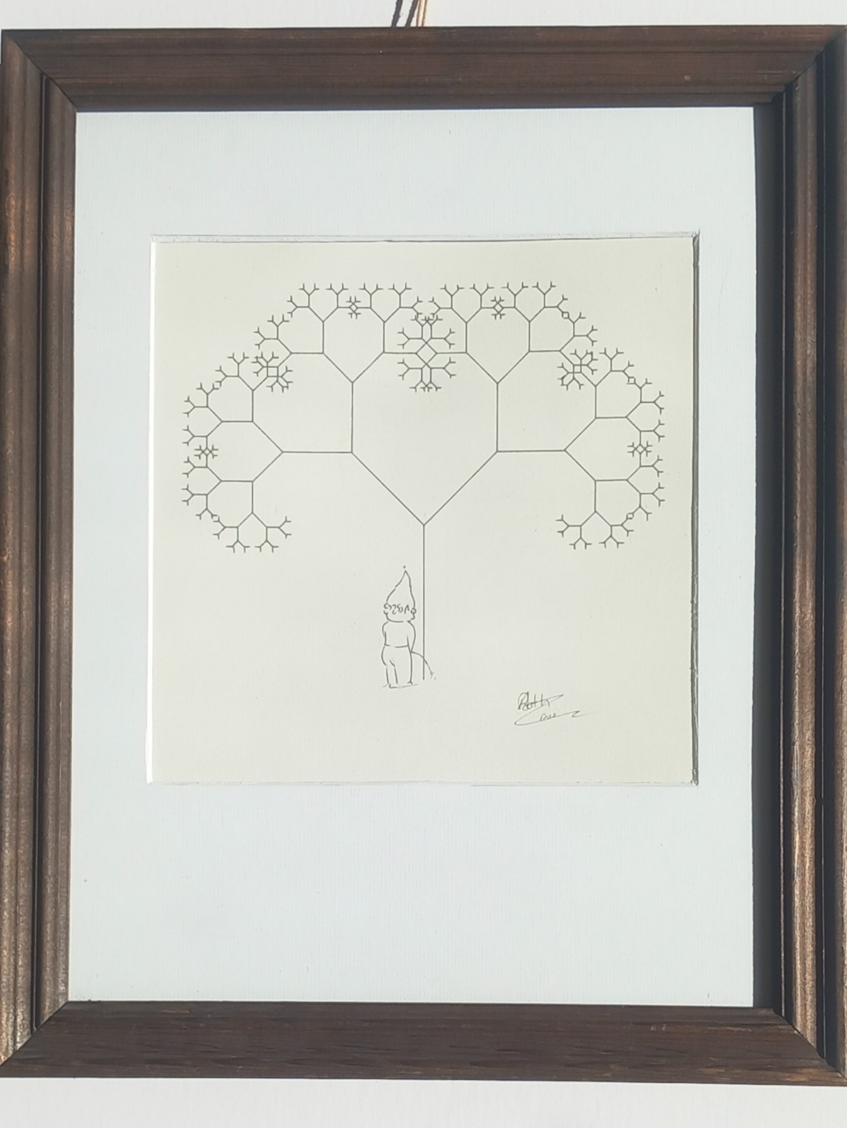 Boom tekening van Arthur Roth