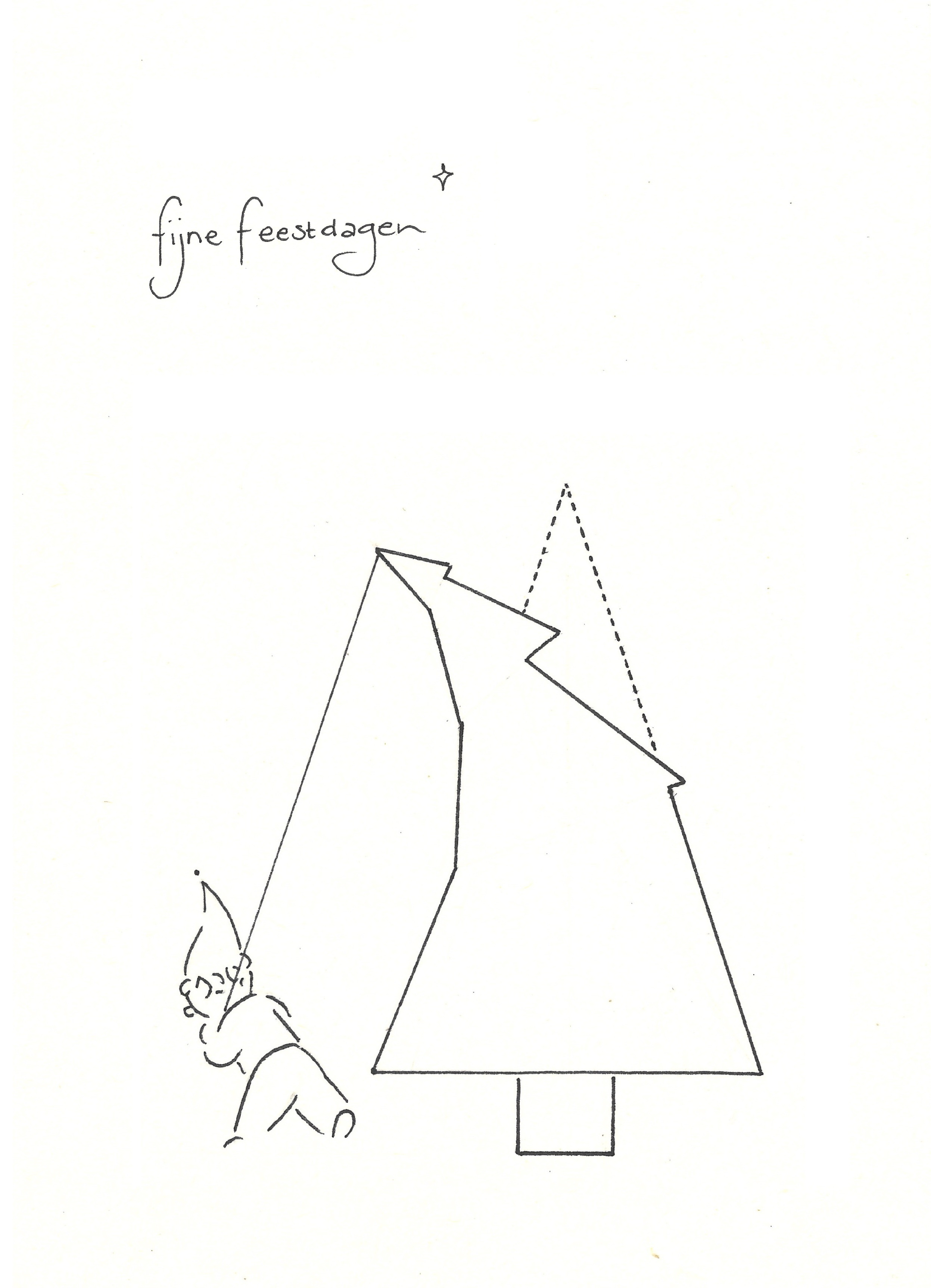 Detailfoto kaart De Juiste Boom